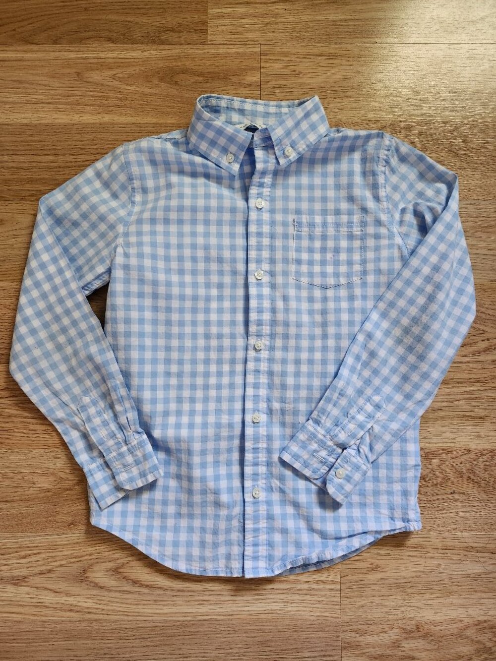 JANIE & JACK plaid button down shirt